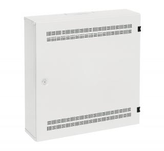 Rozvaděč SOHO LC-18 s lištami 2U, 4U a 11U, 550x550x150mm bílá RAL9003