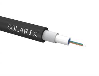 Univerzální kabel CLT Solarix 04vl 50/125 LSOH Eca OM2 černý SXKO-CLT-4-OM2-LSOH