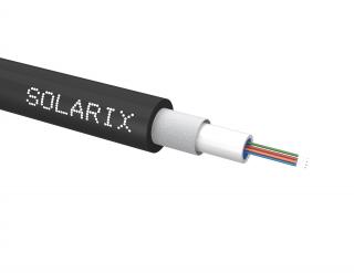 Univerzální kabel CLT Solarix 08vl 50/125 LSOH Eca OM2 černý SXKO-CLT-8-OM2-LSOH