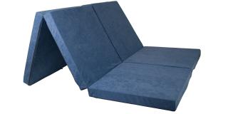 FIMEX Praktická rozkládací matrace pro hosty TWIN 120x195x7cm Vzor: tmavě-modrá