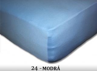 FIT Detská prestieradlá140g / m2 Barva: 24 modrá, Rozměr: 70x140 cm