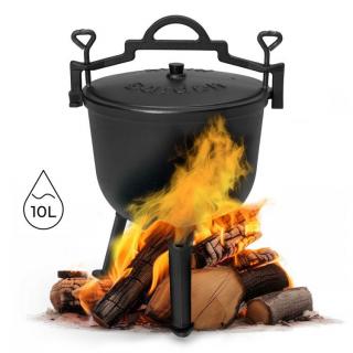 MultiGarden Železný kotlík stojaci 10 l