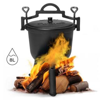 MultiGarden Železný kotlík stojaci 8 l
