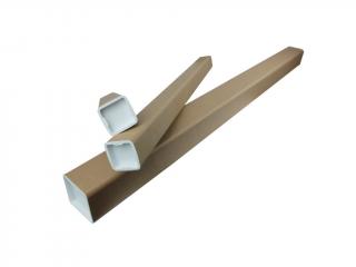 Profi Kartonový tubus čtvercový + 2 víčka 45x45x2,5x350mm 20 kusů