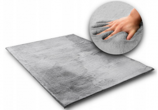 Tutumi Hodvábny koberec Rabbit - LIGHT GREY Rozměr: 230 x 160