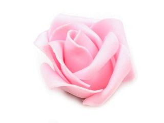 Penová ruža priemer 4,5 cm - svetlo ružová