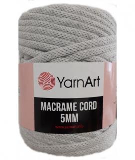 Priadza macrame 5mm 500g YarnArt sivá-756