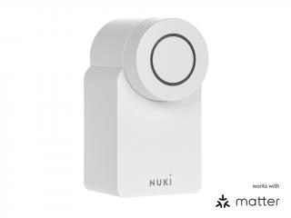 Elektronický zámok Nuki Smart Lock 4. generácie, biely, s podporou štandardu Matter (221009)