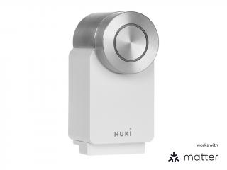 Elektronický zámok Nuki Smart Lock Pro 4. generácie, biely, s podporou štandardu Matter (221014)