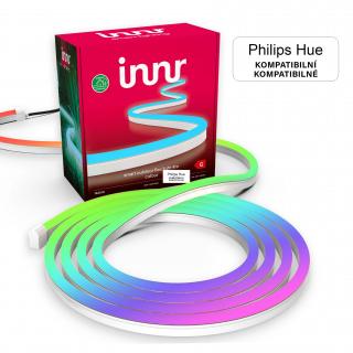 Inteligentný vonkajší LED pásik Flex Colour 4 m, kompatibilný s Philips Hue, 16 M farieb a tóny bielej, Zigbee, vodeodolný (OFL 142 C)