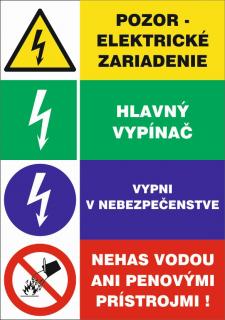 4 kombinácia - Tabuľka elektro