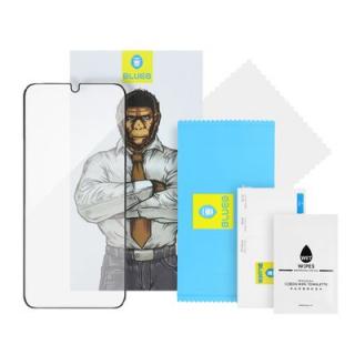 BLUEO 5D Mr. Monkey ochranné sklo pre samsung galaxy A12 / M12 / F12  čierne