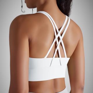 Fitness top biely Veľkosť: L