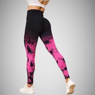 Push-up legíny Carten pink marble Veľkosť: L