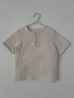 Mušelínové tričko unisex 152, Maslová