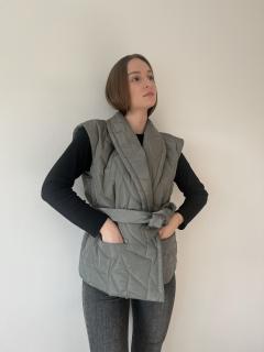 Prešívaná vesta Polygon Olivovo-zelená, L-XL