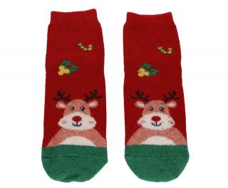 Veselé vianočné členkové ponožky 38-42