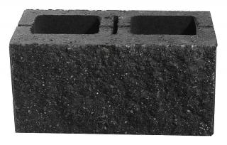 FACE BLOCK tvarovka 1-stranne štiepaná HX 2/19/B čierna