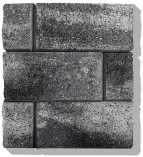Kamenný obklad O-Mac 40x5x15 cm sivo-grafitová