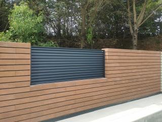 LINE BLOCK polovičná ukončujúca 30/30/12 cm Corten