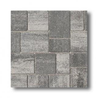Zámková Dlažba Toscana® 8cm sivo-čierna melírovaná