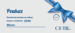 Darčekový poukaz 250€