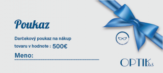 Darčekový poukaz 500€