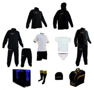 FUTBALOVÝ SET CICLONE dark black/gold