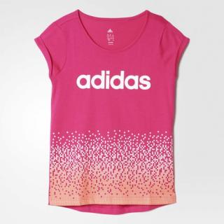 Juniorské tričko Adidas YG W FUN TEE pink