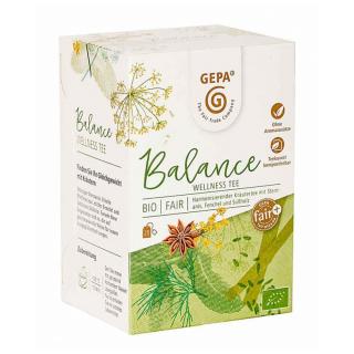 Bio bylinný wellness čaj Balance, porciovaný 20 x 1,5 g