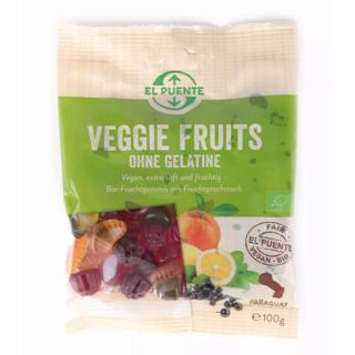 Bio gumové cukríky bez želatíny Veggie Fruits, 100 g