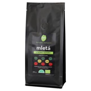 Bio mletá káva Etiópia Sidamo, 250 g