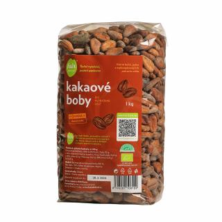 Bio nepražené kakaové bôby Ghana Amelonado, 1 kg