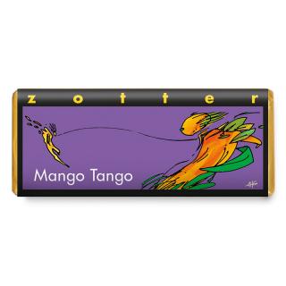 Bio plnená horká čokoláda Mango Tango, 70 g