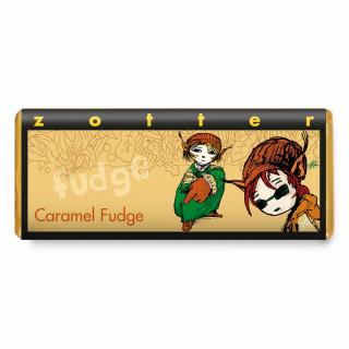 Bio plnená karamelová čokoláda Karamel fudge, 70 g
