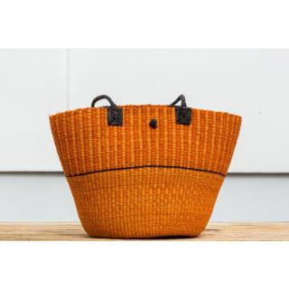 Bolga taška cez rameno premium z Ghany, rôzne farby, 43 cm Barva: Oranžová