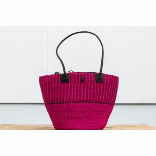 Bolga taška cez rameno premium z Ghany, rôzne farby, 43 cm Barva: Růžová
