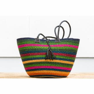 Bolga taška cez rameno premium z Ghany, rôzne farby, 43 cm Barva: Tradiční vzory