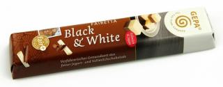 Čokoládová tyčinka z mliečnej a bielej čokolády, 45 g