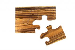 Doštička na krájanie puzzle z Bali, 29 cm