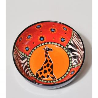 Miska so žirafou z JAR, 15 cm