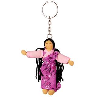 Prívesok Handrová bábika tibetskej dievčiny