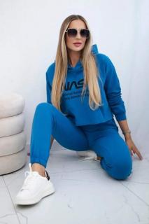 Dámska tepláková súprava NASA - džínsová modrá