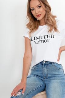 Dámske tričko Limited Edition - biela