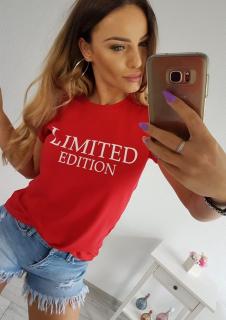 Dámske tričko Limited Edition - červená
