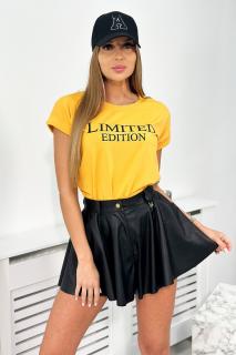 Dámske tričko Limited Edition - horčicová