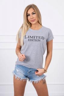 Dámske tričko Limited Edition - sivá