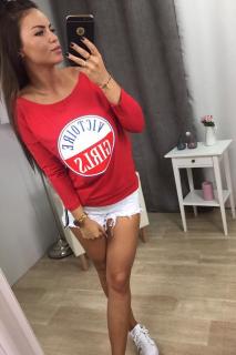 Tričko Victoire girls - červená