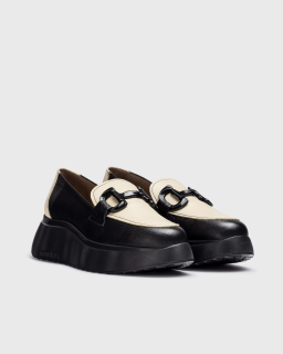 Mokasíny Wonders A-3604 negro cream Veľkosť: EU 36