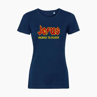 Dámske tričko Jesus - Highway to Heaven Veľkosť: L